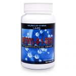 1 blue and red bottle of Muscle Labs USA branded supplements containing 90 tablets of legal steroids labeled as "Methyl-D-1-Test"